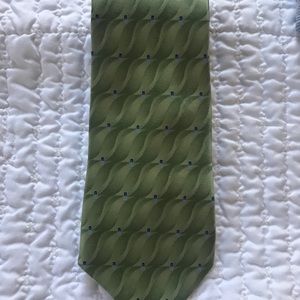 Palatina Green Lt Blue Silk Tie